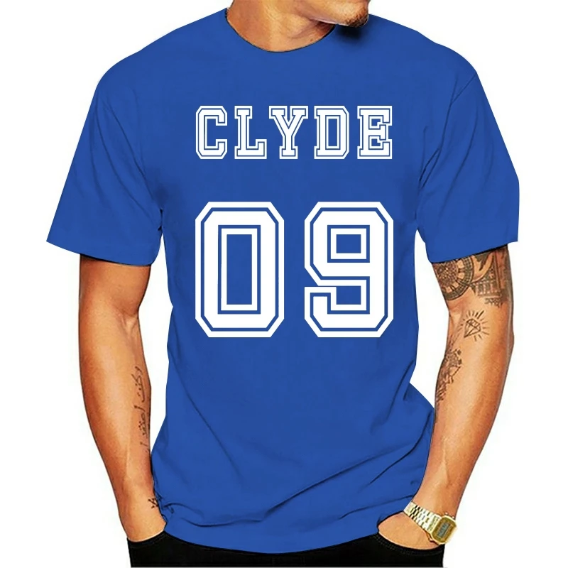

T Shirt 2020 Couples Clyde 09 Bonnie Jersey Style Men's T-Shirt New Hot Summer Casual PrintingClassic T Shirts O-Neck hot