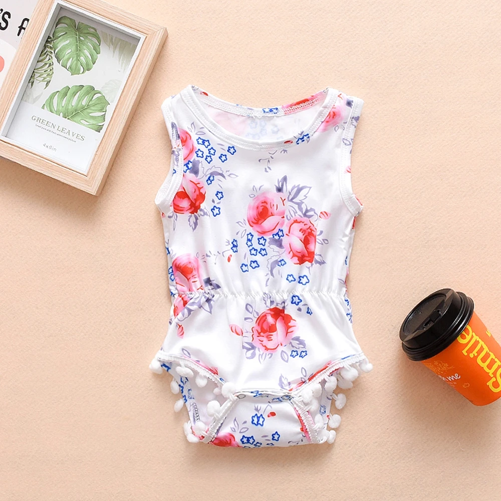 New Baby Rompers Short Sleeve Rabbit Printed Cotton Floral Overalls Newborn Clothes Roupas De Bebe Boys Girls Jumpsuit&clothing - Цвет: JK00161