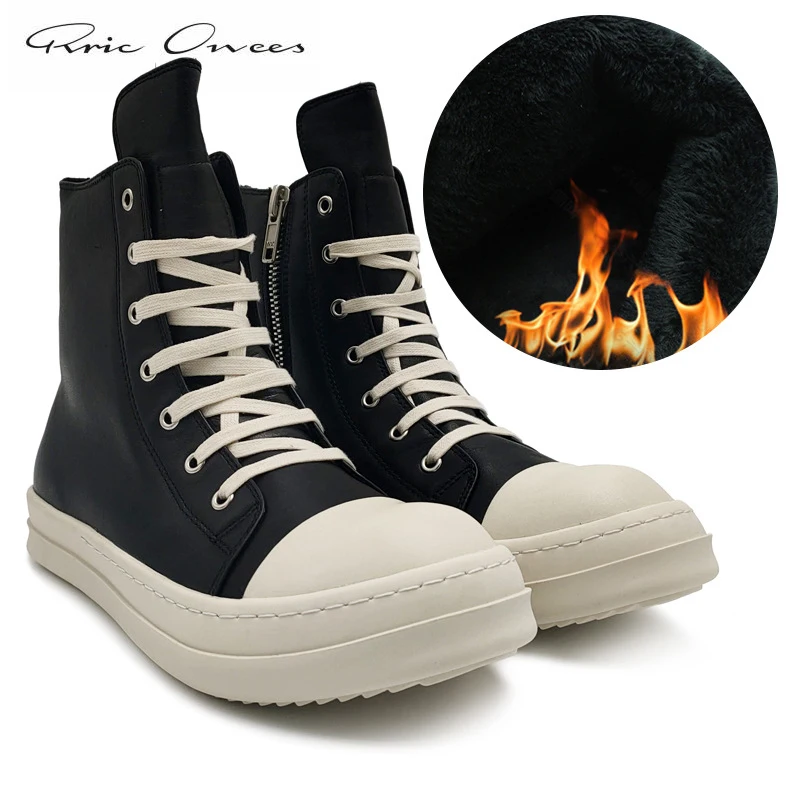 

Rric Owees Extra Thick Women's Sneakers Men's Sneakers Rick Original Shoes Men Shoe Men's Casual Shoes Couple Owens Canvas Boots