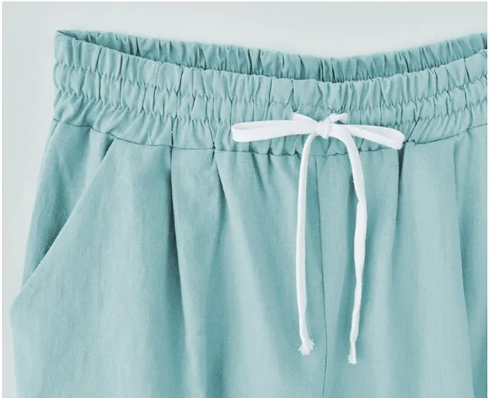 Female Five Pants women Summer Thin Outer Wear Large Size Women Slacks 8XL Casual Harem Beach Y42703 | Женская одежда