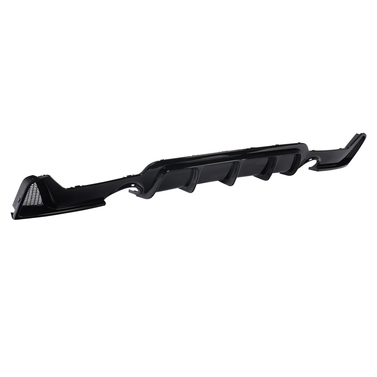 Диффузор для заднего бампера MagicKit BMW F32 F33 F36 M Sport двойной наконечник черного цвета