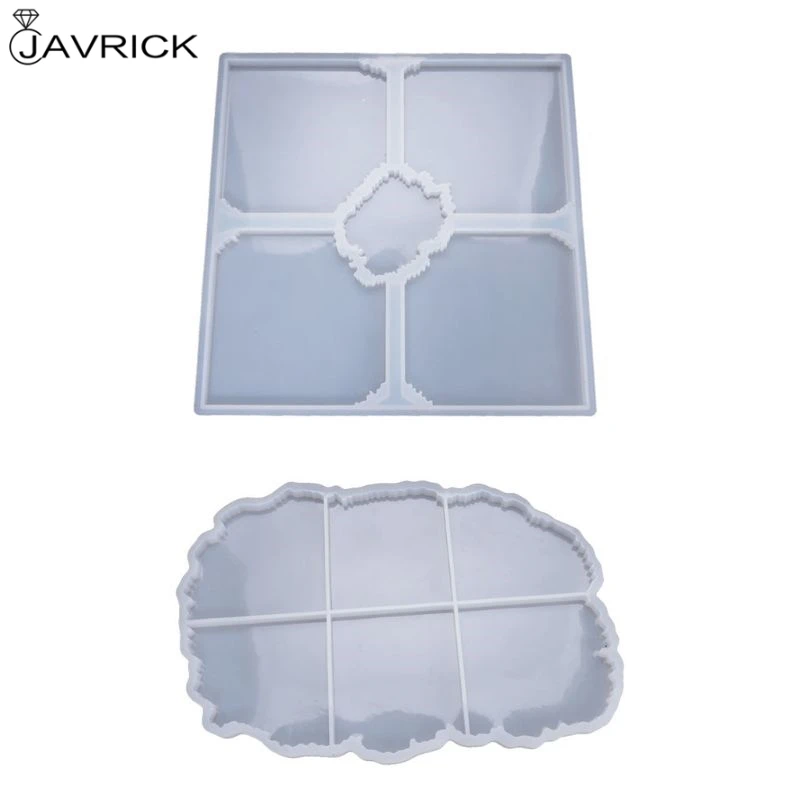 

Силиконовая кристальная эпоксидная смола, форма, неправильный коврик для горки, литье, ручная работа, творчество, рукоделие, Декор, инструме...