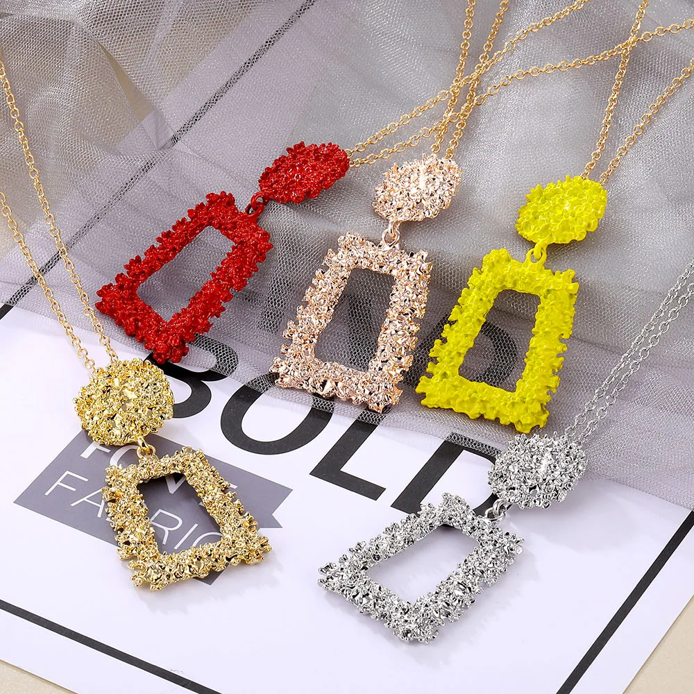 ALIUTOM 2020 модное массивное ожерелье для женщин Золотая цепочка металлическое