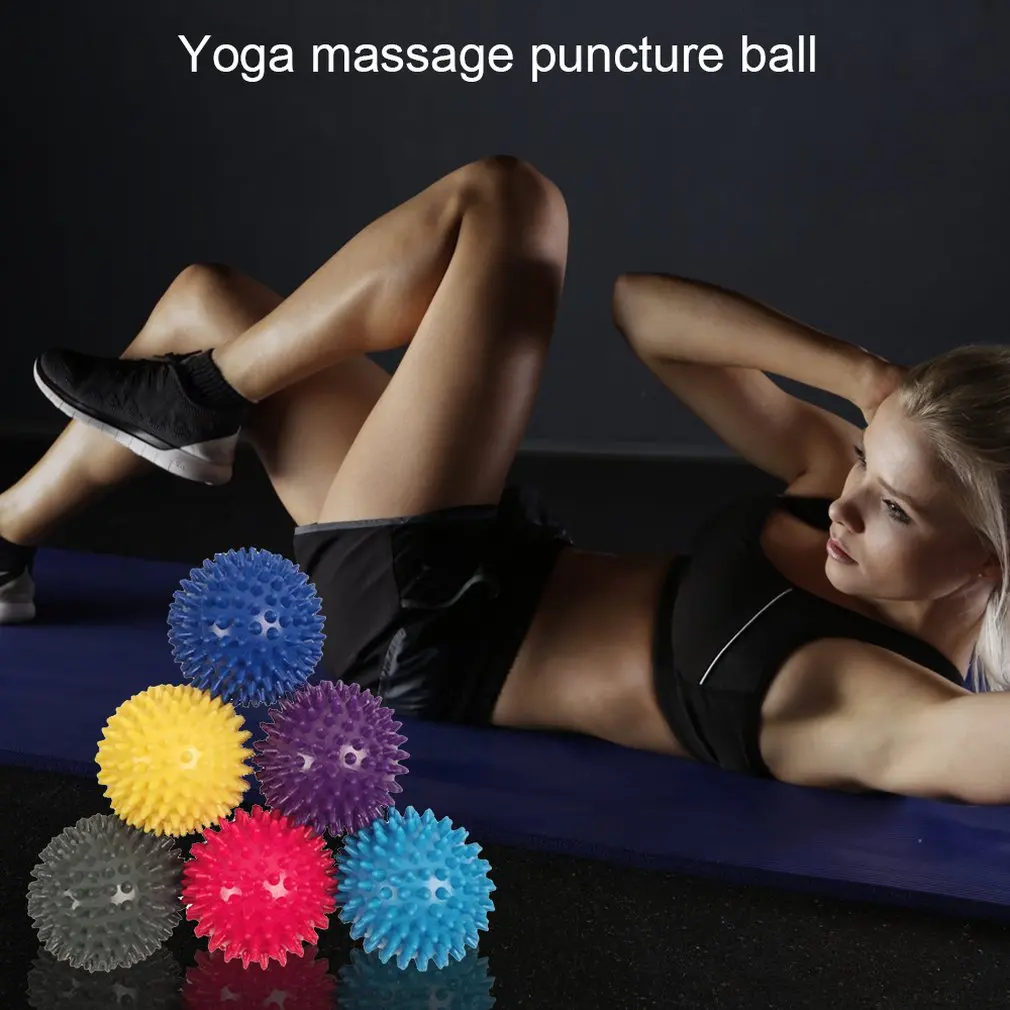 Массажный мяч ножевой ПВХ Защита окружающей среды шпоры для ног Подошвенный шар