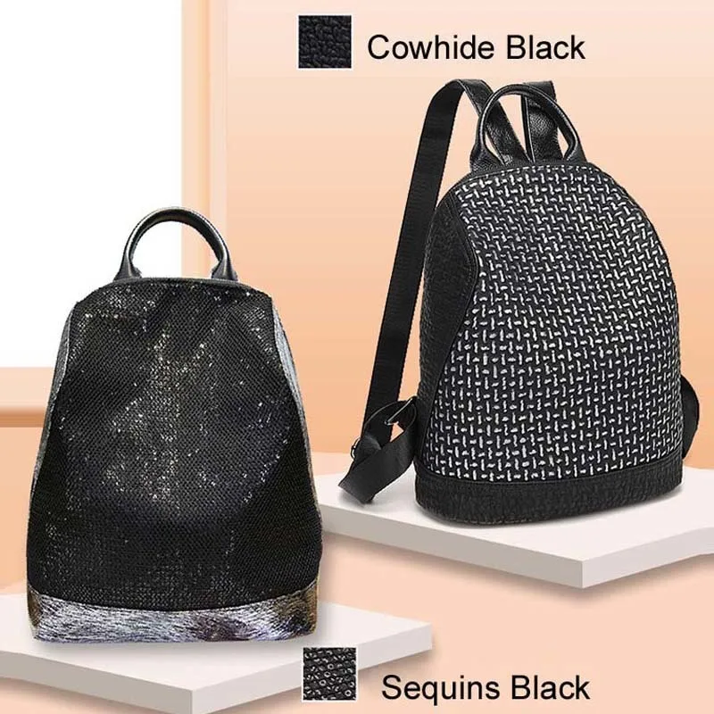 Водонепроницаемый женский рюкзак из натуральной кожи женские роскошные мягкие