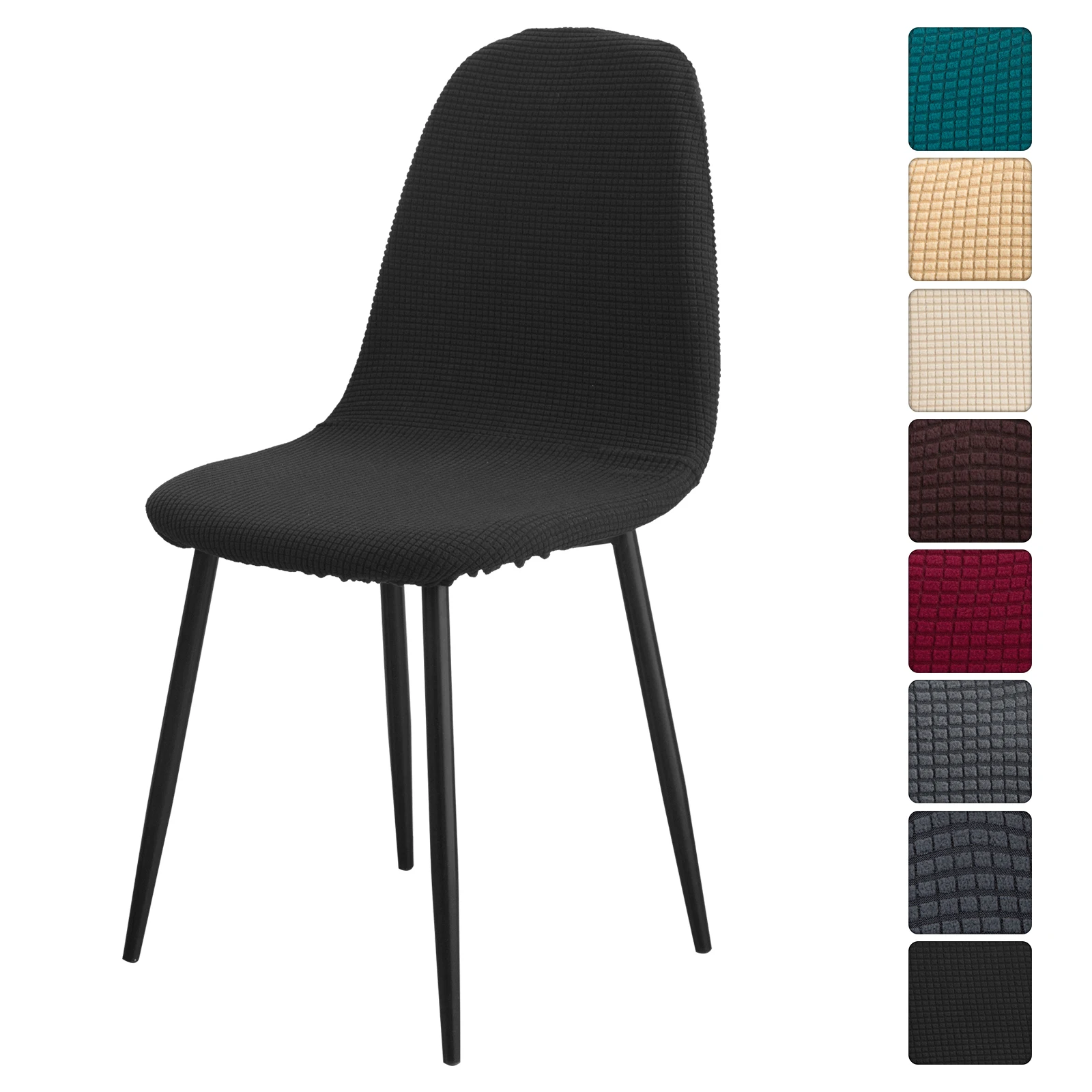 

Washable Removable Armless Corn Shell Chair Cover Seat Cover For Chair Banquet Home Hotel Slipcover Seat Cover Kitchen Chairs