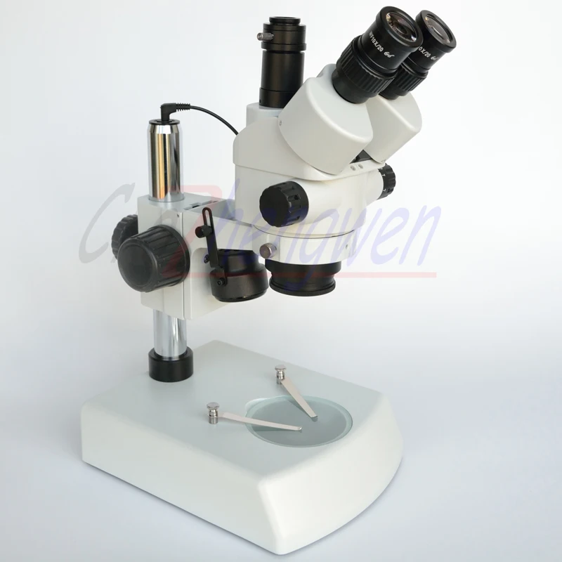 FYSCOPE 3.5X-90X SIMUL FOCAL TRINOCULAR STEREO ZOOM MICROSCOPE DUAL HALOGEN LIGHT | Инструменты