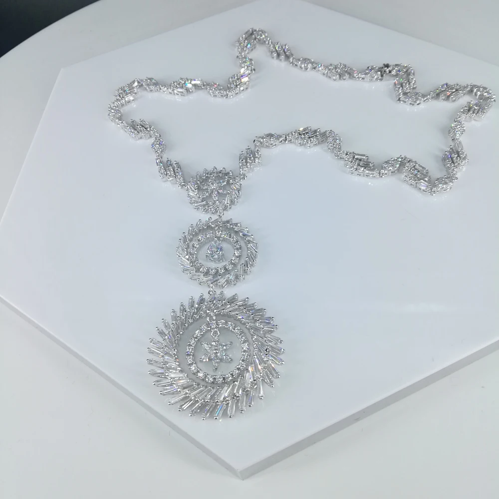 Горячая Распродажа новые модные роскошные круглые циркониевые серьги с