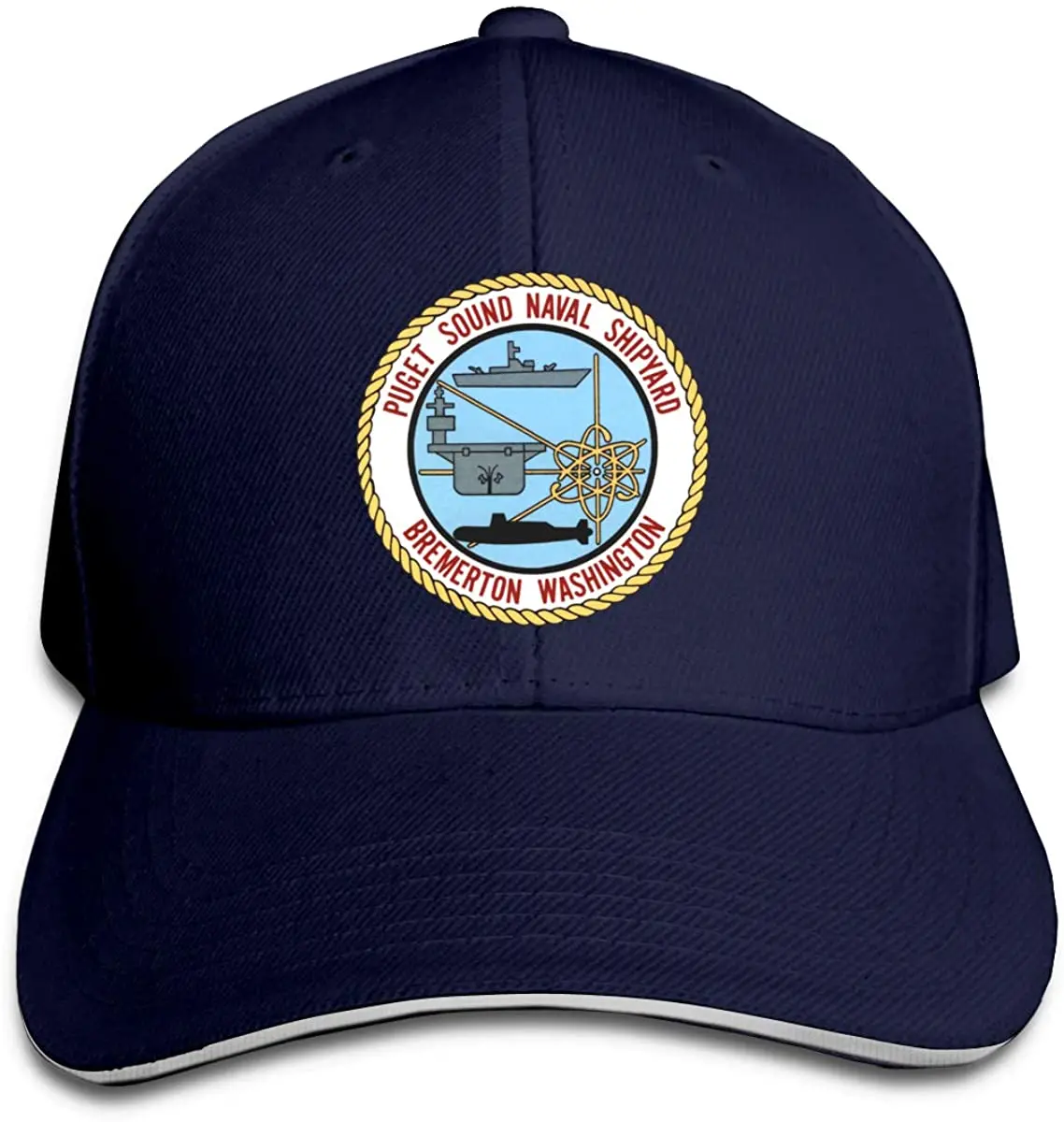 

Naval Shipyard Puget Sound Bremerton, WA Baseball Caps Sandwich Caps