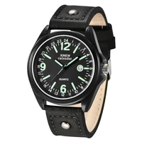 mens brand watches relogio masculino fashion leather band calendar military sports gifts quartz wristwatches erkek vintage saat