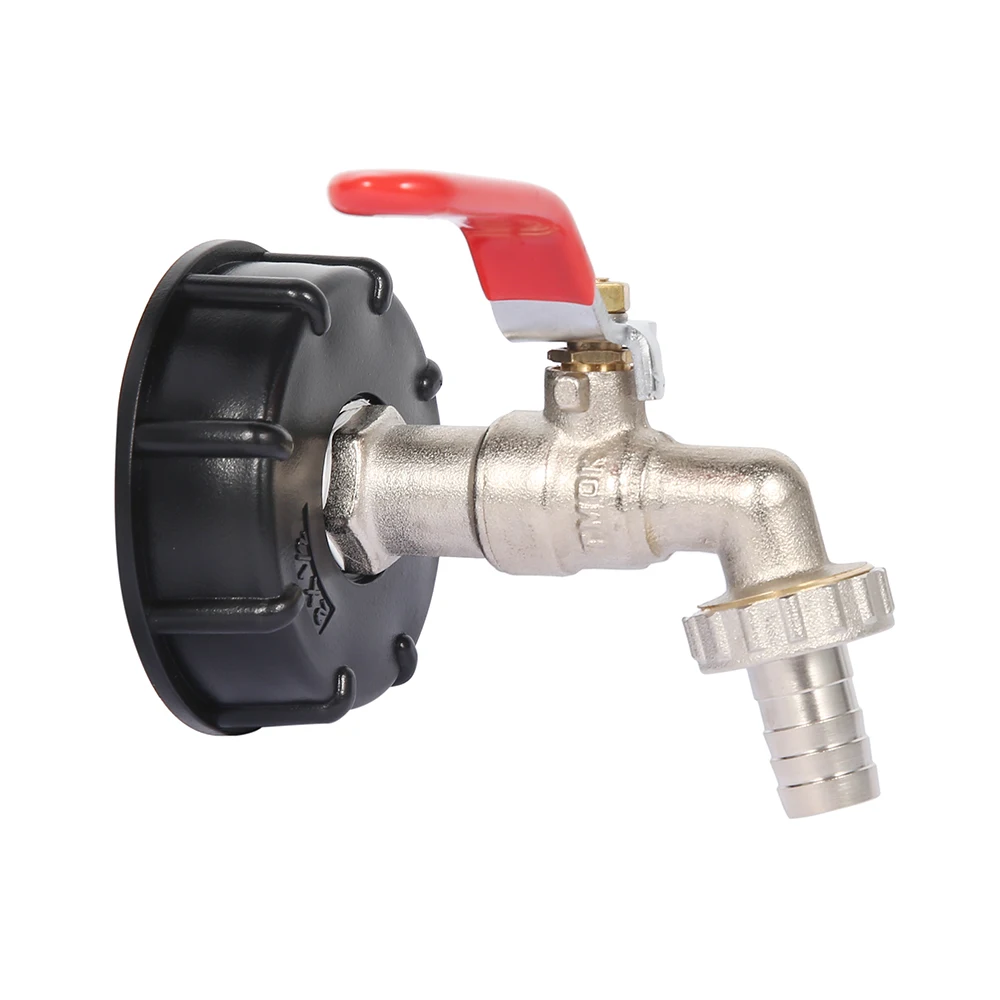 Переходник для резервуара IBC с шаровым отверстием на латунный сменный клапан