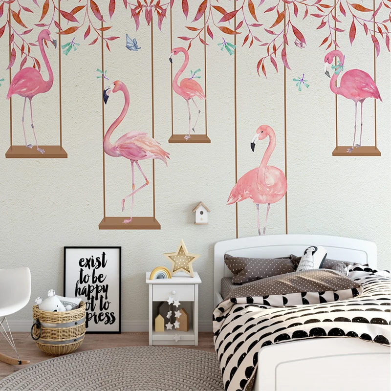 Популярные обои для магазина молочного чая Фреска маникюрного салона фон на стол