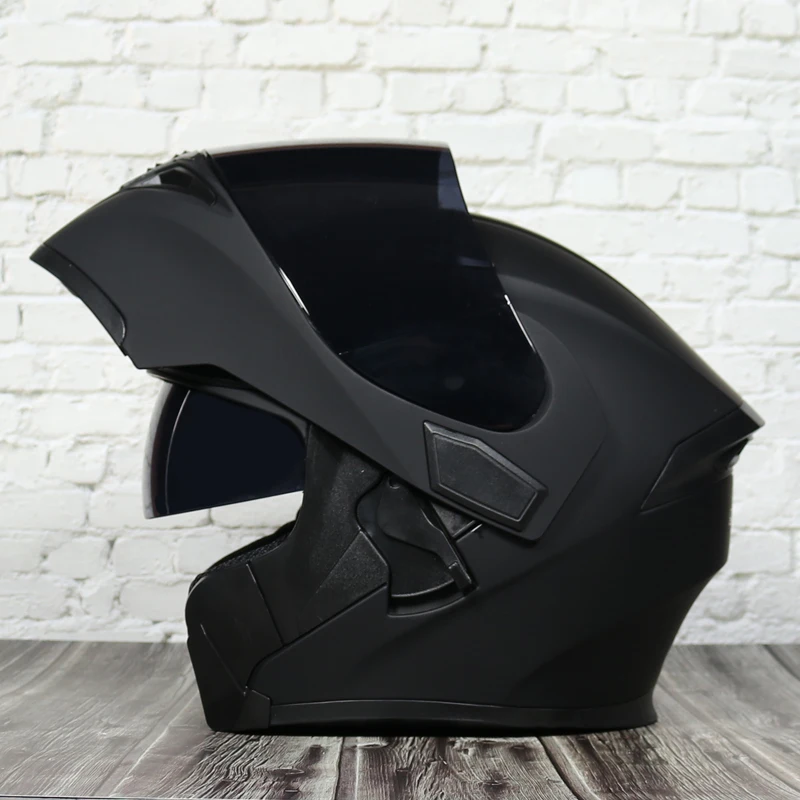 Модульный мото rcycle шлем флип анфас гоночный шлем cascos para мото двойной объектив может быть оснащен Bluetooth capacete DOT - Цвет: 7