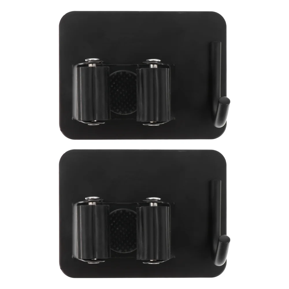 

2pcs Garden Tool Holder Wall Mounted Broom Holder Stainless Steel Mops Hanger