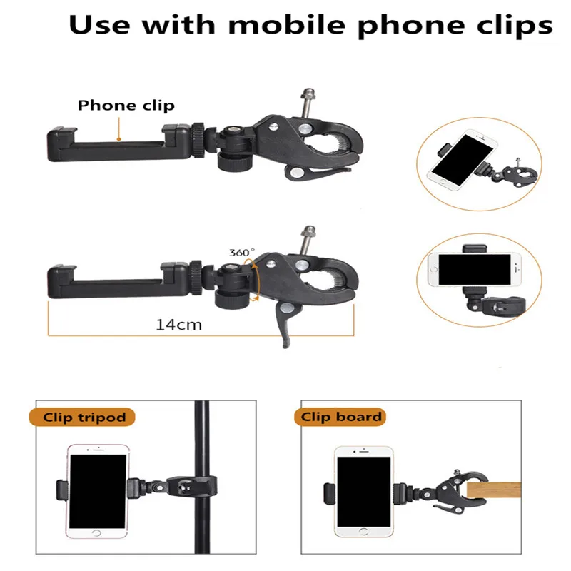 1/4 камера DV DSLR велосипедный руль зажим кронштейн винт с резьбой для крепления на