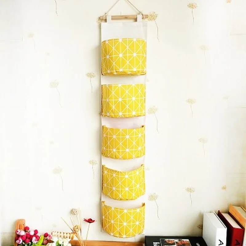 Настенный органайзер для гардероба подвесная настенная Хлопковая Сумка