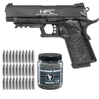 Пистолет GBB HFC HG-171 + ASG Oberland BB Ball 6 мм 5000 шт. + 30XCO2 пули свинцовые гранулы игрушечный пистолет домашний декор металлический настенный знак Фреска