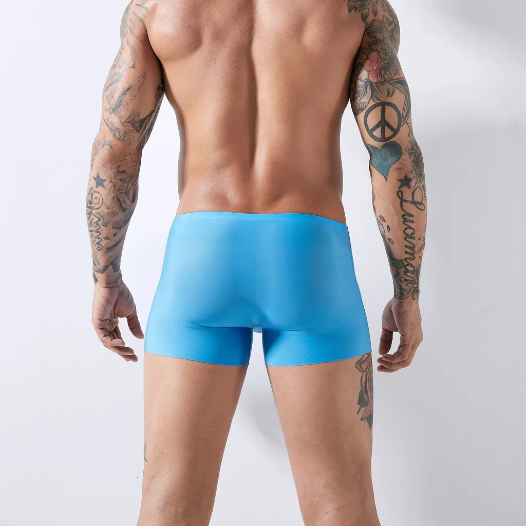 Бесшовное белье для мужчин трусы 2020 мужские боксеры Cueca Masculina U Pouch трусики геев Ropa