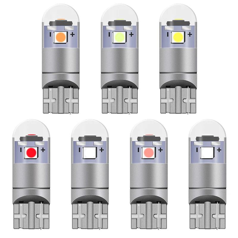 10 шт 12V 24V T10 3030 3 SMD 194168 W5W светодиодный ширина светильник 360Lm Плавная чтение шарик