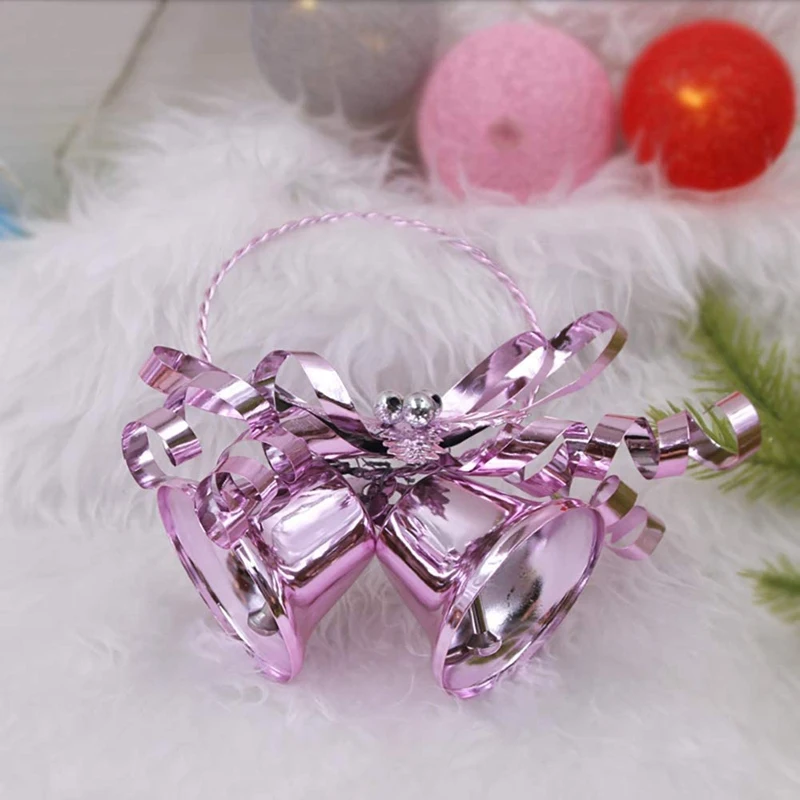

Christmas Tree Decoration Bell Cute Opening Bow Bell Decoration Front Doorbell Decoration Christmas Bell