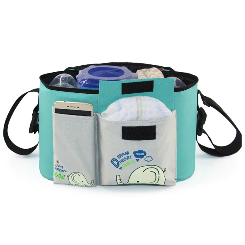 Сумка для подгузников органайзер детской коляски подвесная сумка вместительный