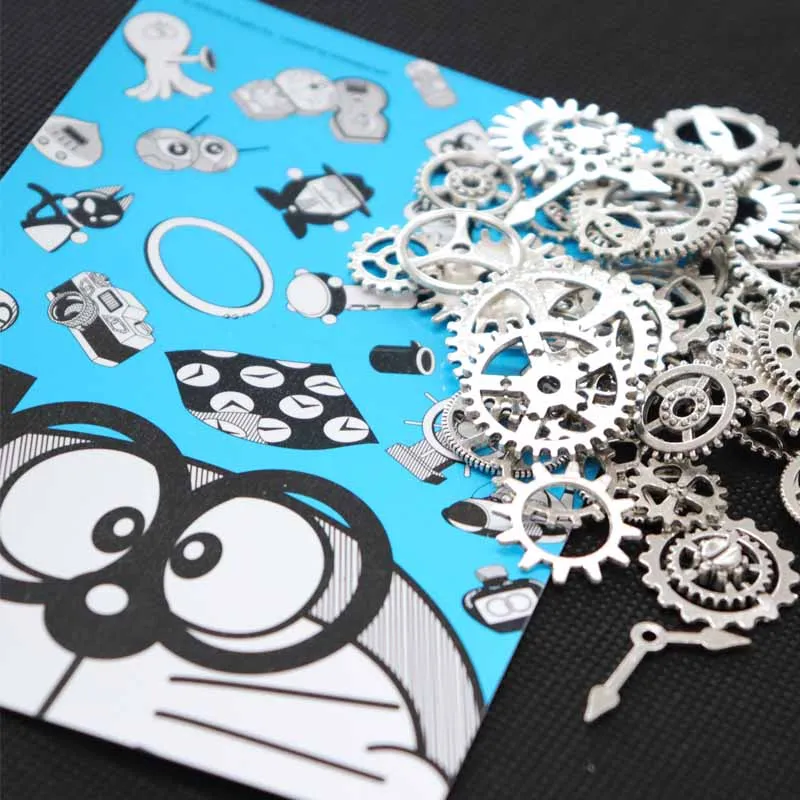 

25g mechanical gear steampunk retro DIY handmade alloy jewelry accessories