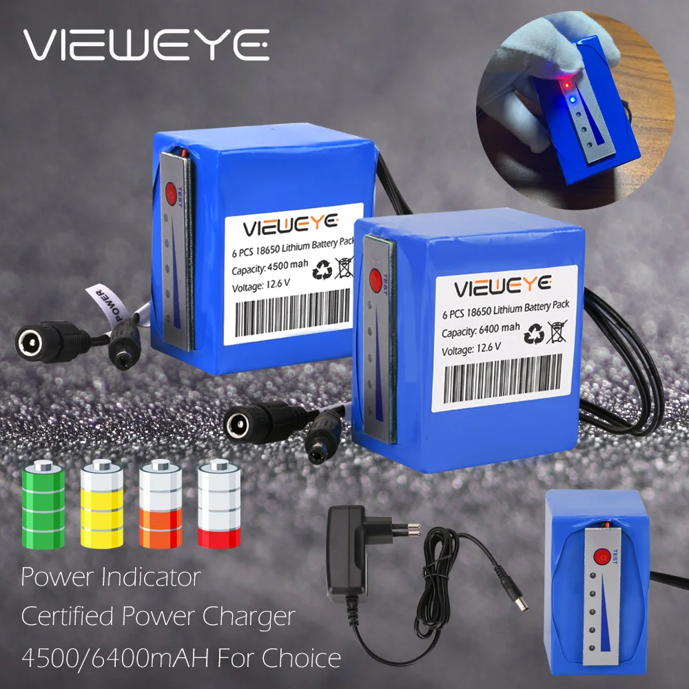 ViewEye оригинальная подводная камера для подледной рыбалки комплект видео