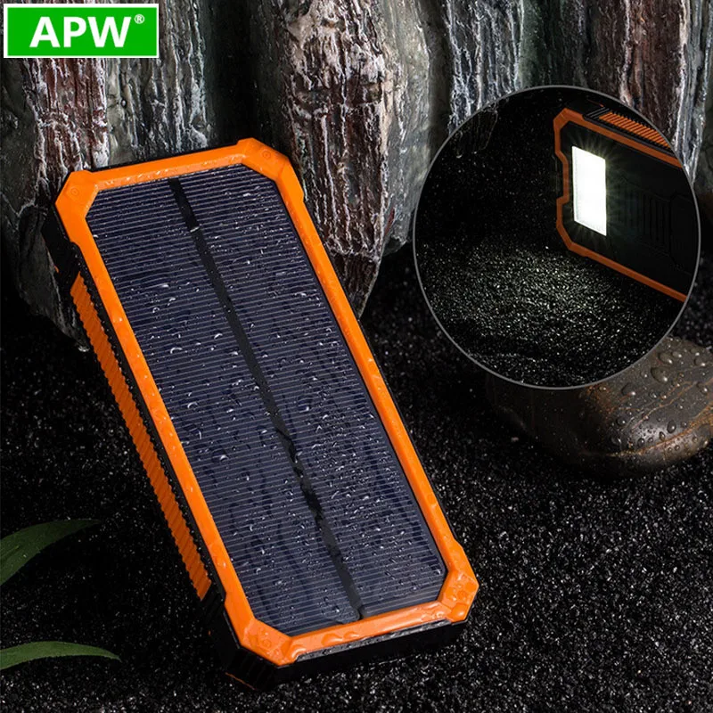 Новый портативный внешний аккумулятор 30000 мАч на солнечной энергии
