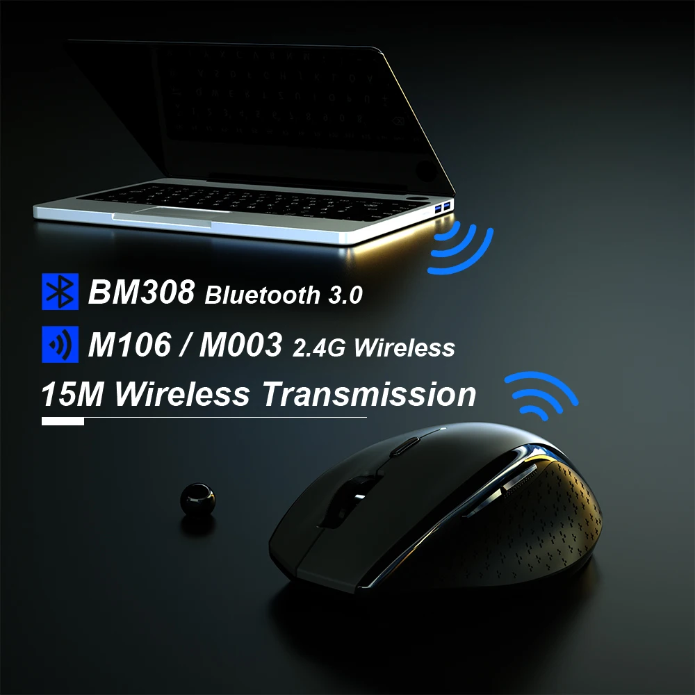 TeckNet Computer Wireless Gaming Mouse 6 Buttons 2400 DPI Mause 2.4G Receiver USB Optical Ergonomic Gamer For Lap | Компьютеры и офис