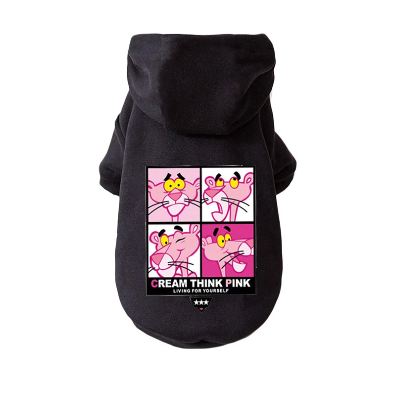 Толстовка с капюшоном для собак из мультфильма зимняя одежда пальто куртка