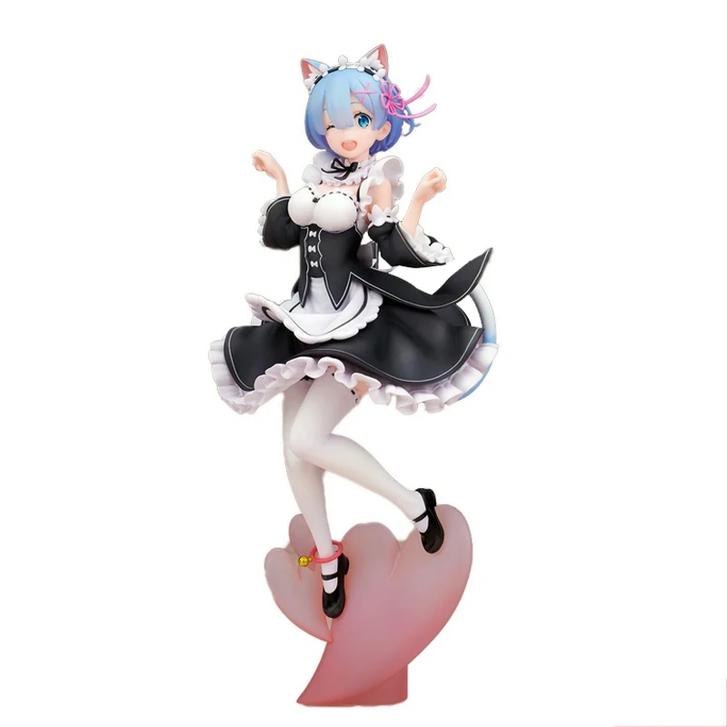 

Pre-Sale From Zero Rem Cat Ear Anime Figure model Japanese Cartoon Anime Pvc Model Ornaments Collectibles Model Toy Anime toys