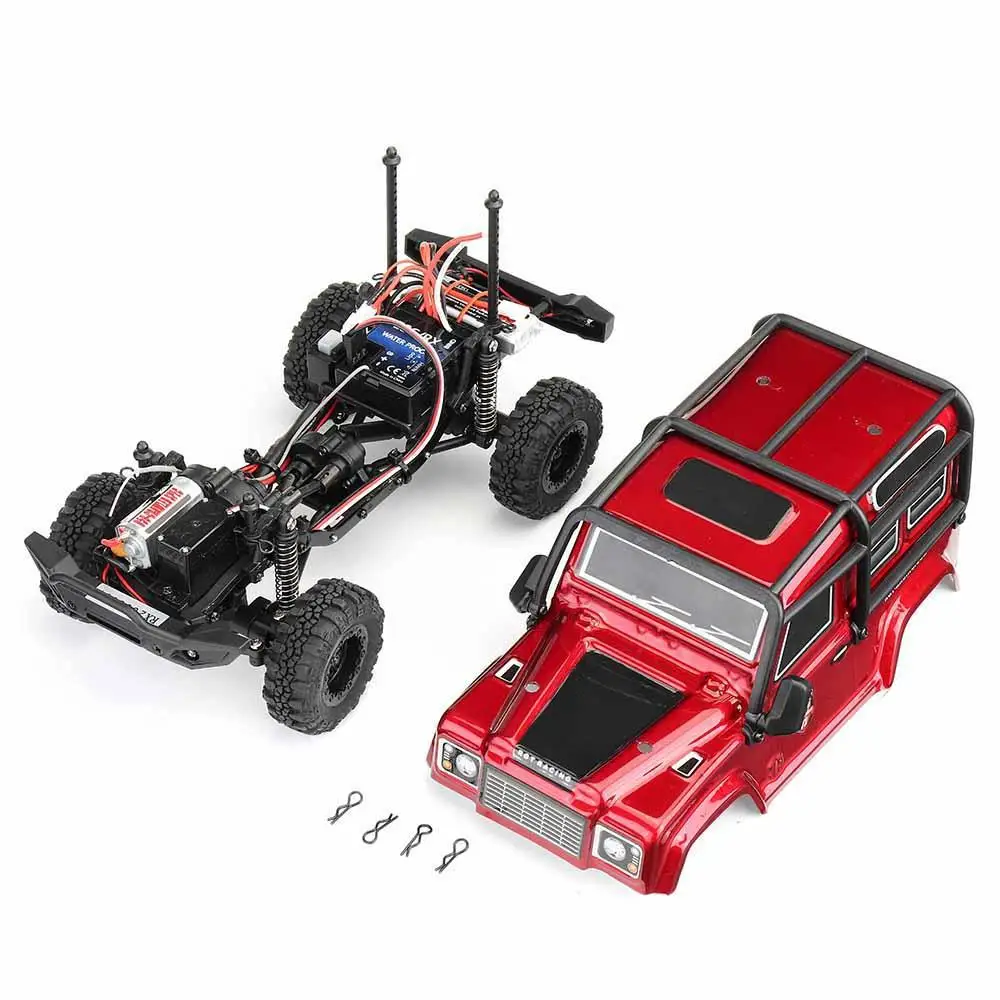 RCtown RGT 136240 RC автомобиль V2 1/24 2 4G 4WD 15 км/ч Радиоуправление Рок Гусеничный