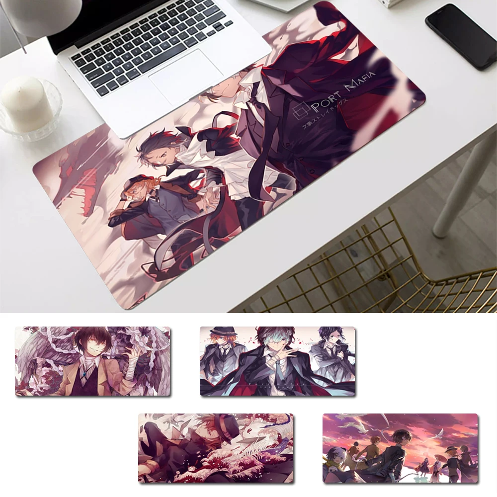 

Cute Bungou Stray Dogs Dazai Osamu Mouse Pad Laptop PC Computer Mause Pad Desk Mat For Big Gaming Mouse Mat For Overwatch/CS GO