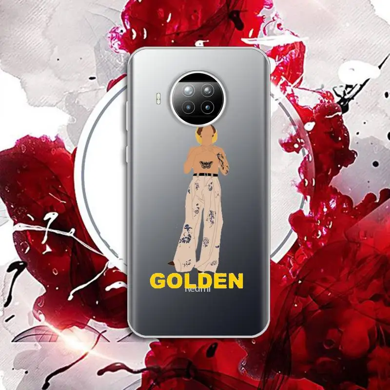 

Harry Styles Gold Phone Case Transparent for Xiaomi mi Redmi note 10 t 8 9 pro lite 11 Samsung S 8 9 10 20 plus ultra