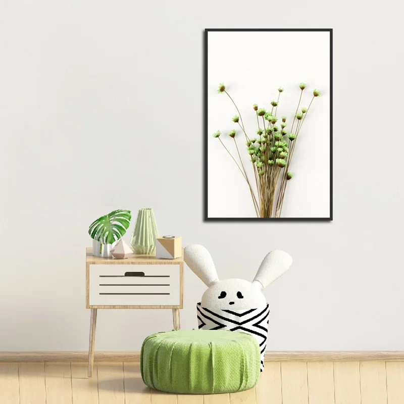 

Nordic Style Decoration Painting Daisy Flower Posters And Prints Light Luxury Canvas Picture For Living Room Bedroom Frameless