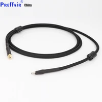 preffair 1pc hifi usb c to b cable usb type c to b audio data cable 5n dac otg macbook pro mobile phone thunderbolt dac cable