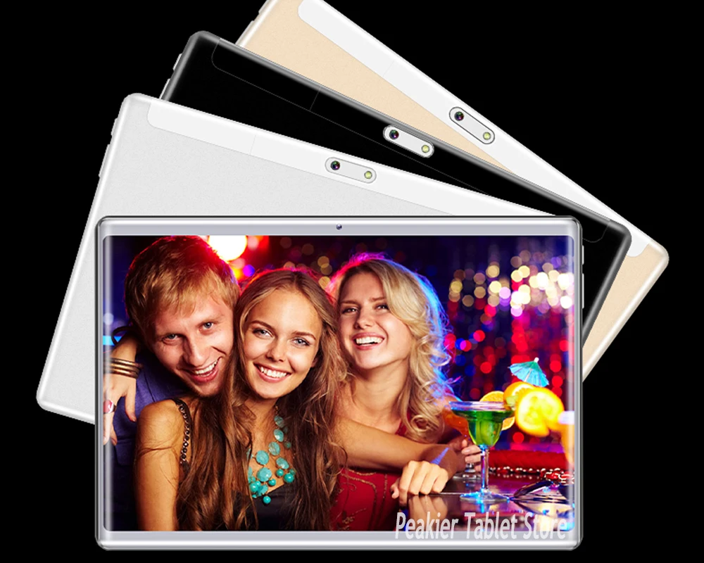 10-дюймовый планшетный ПК Octa Core 128G Планшеты Android 9,0 Wi-Fi Bluetooth gps 3g 4 аппарат не привязан к оператору сотовой связи Телефонный звонок Dual SIM 10,1 дюймов tabets