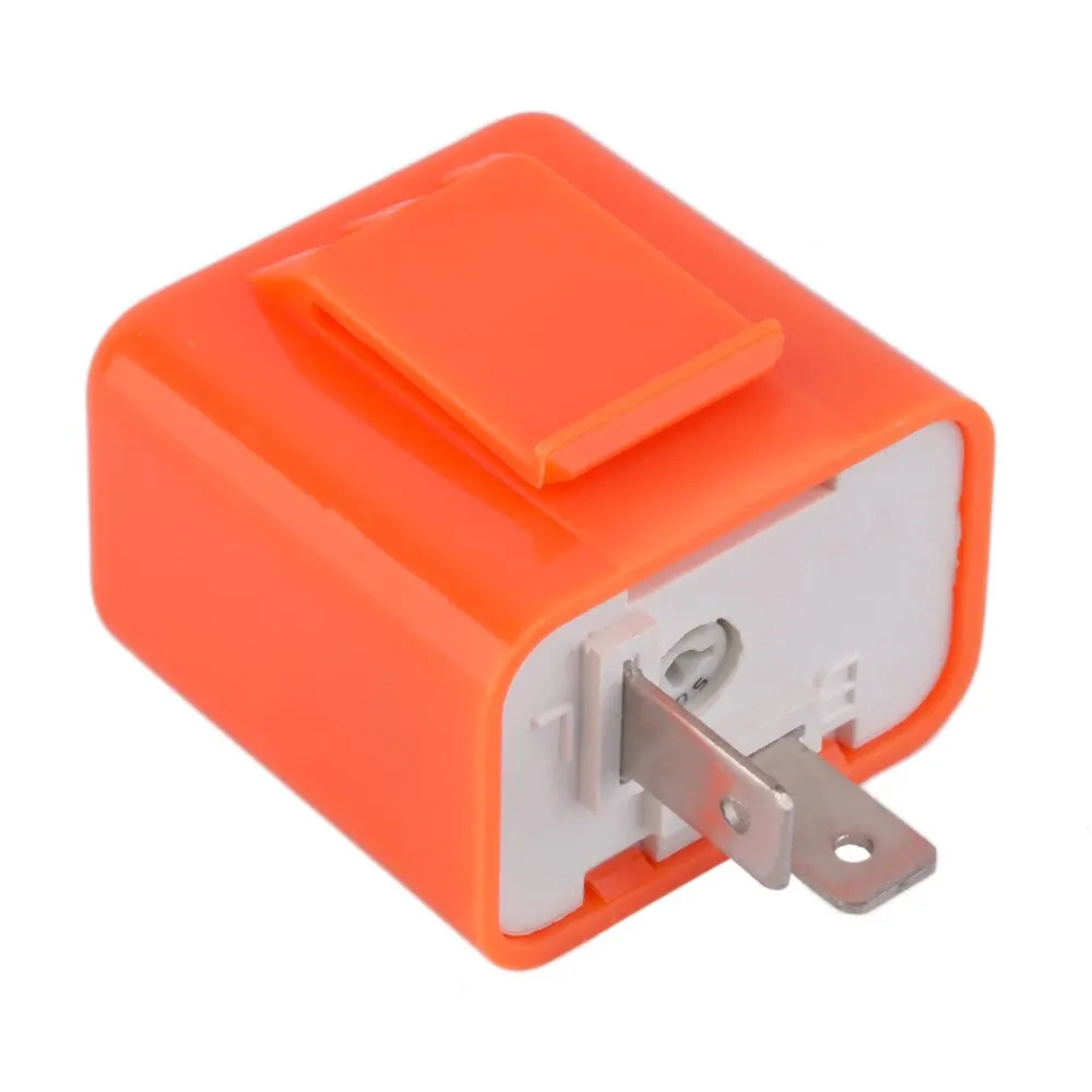 

12V 2 Pin Adjustable Frequency LED Flasher Relay Motorcycle Turn Signal Indicator Motorbike fix Blinker Indicator Hot Sale
