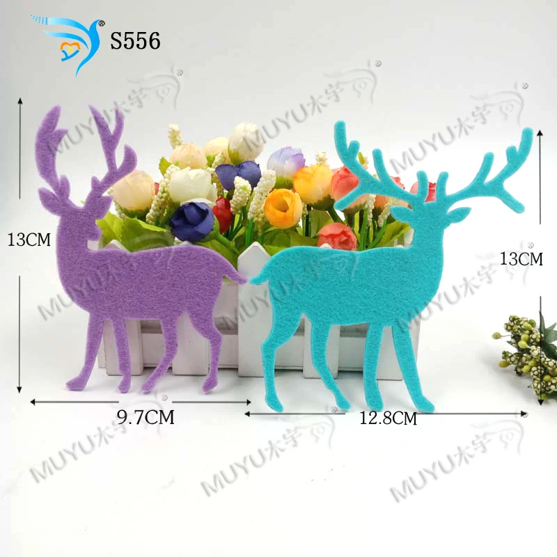 Новая деревянная форма лося для скрапбукинга Thickness-15.8mm S556
