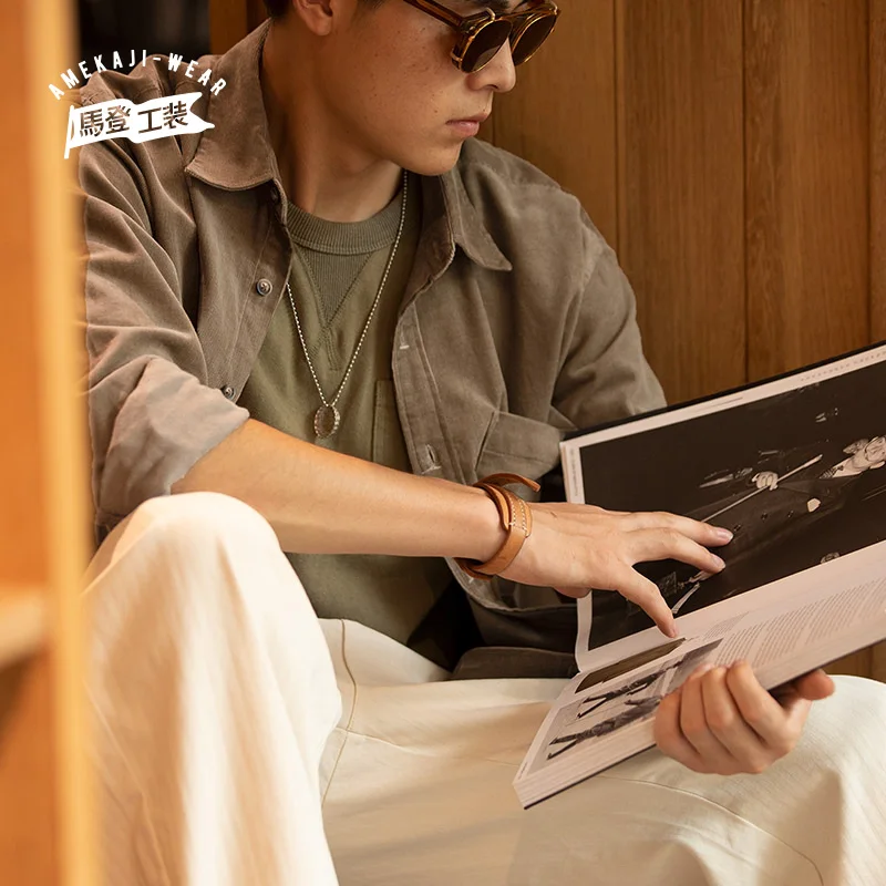 Мужская Вельветовая рубашка с длинным рукавом размеры до XXL | одежда