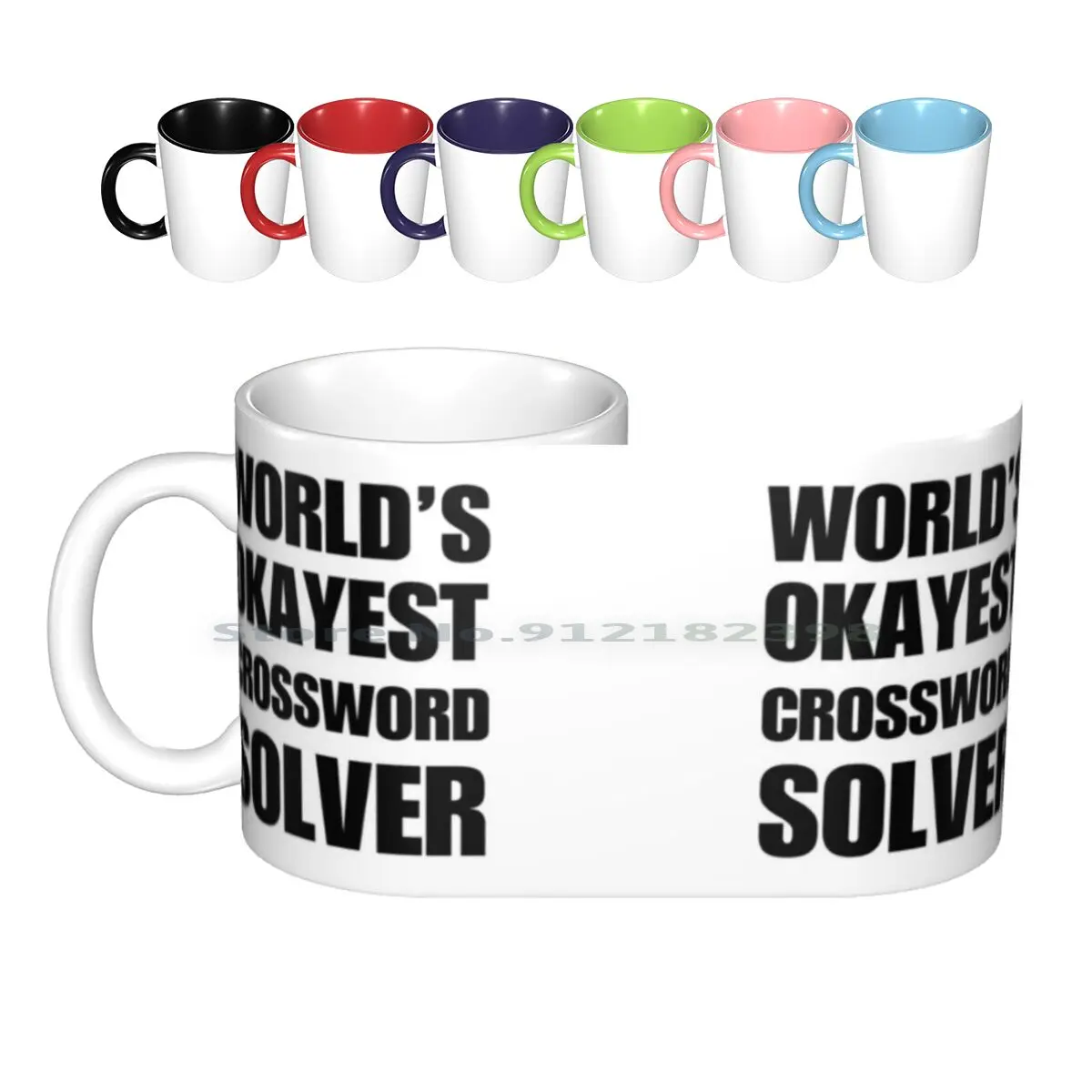 

Funny World&#39 ; S Okayest Crossword Puzzle Gifts For Crossword Lovers Coffee Mug Ceramic Mugs Coffee Cups Milk Tea Mug