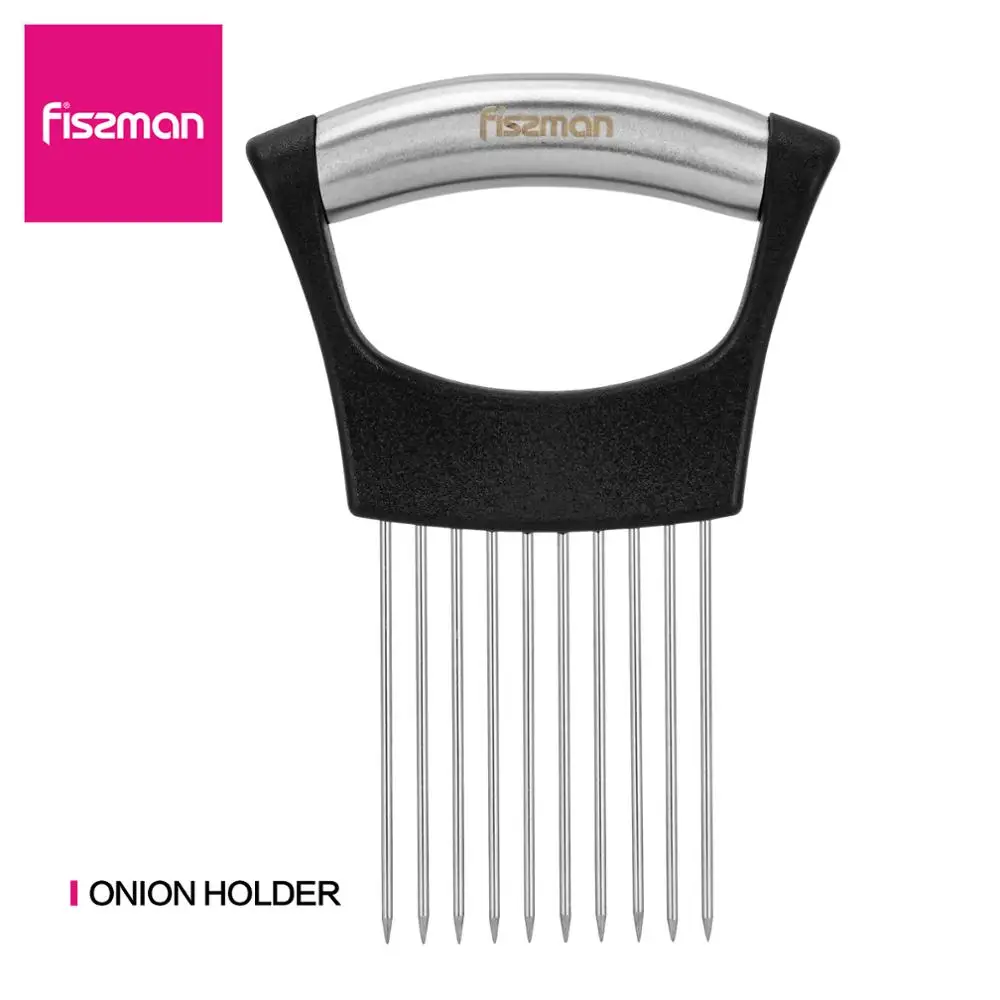 Fissman держатель лука вилка из нержавеющей стали для резки томатов резак