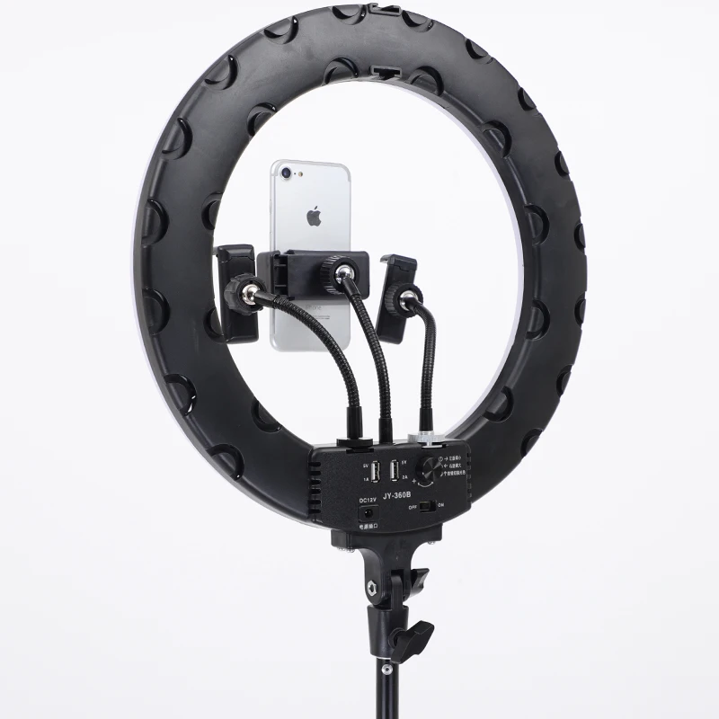 Светодиодный кольцевой светильник лампа 18 дюймов/45 см со штативом для съемки