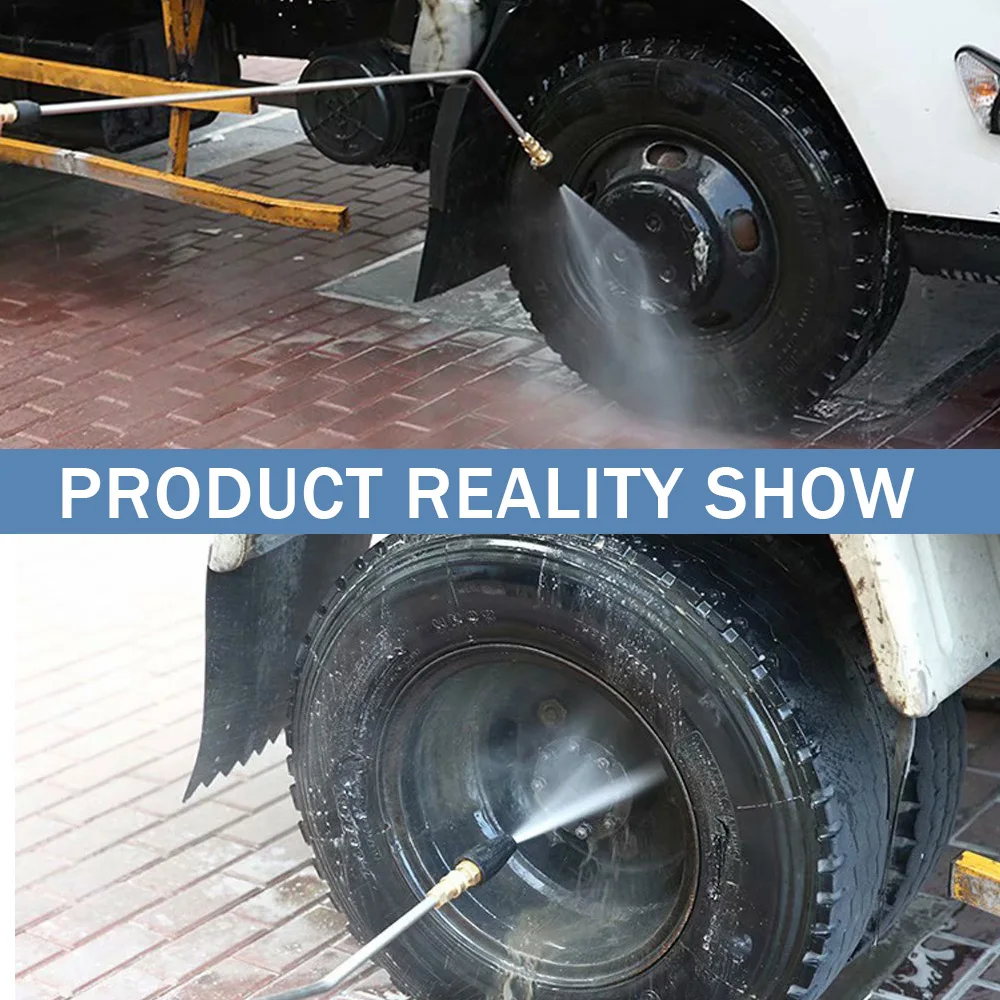 Вращающийся турбо сопло 1/4 &quotбыстрый разъем с 5 автомобильных стиральные сопла