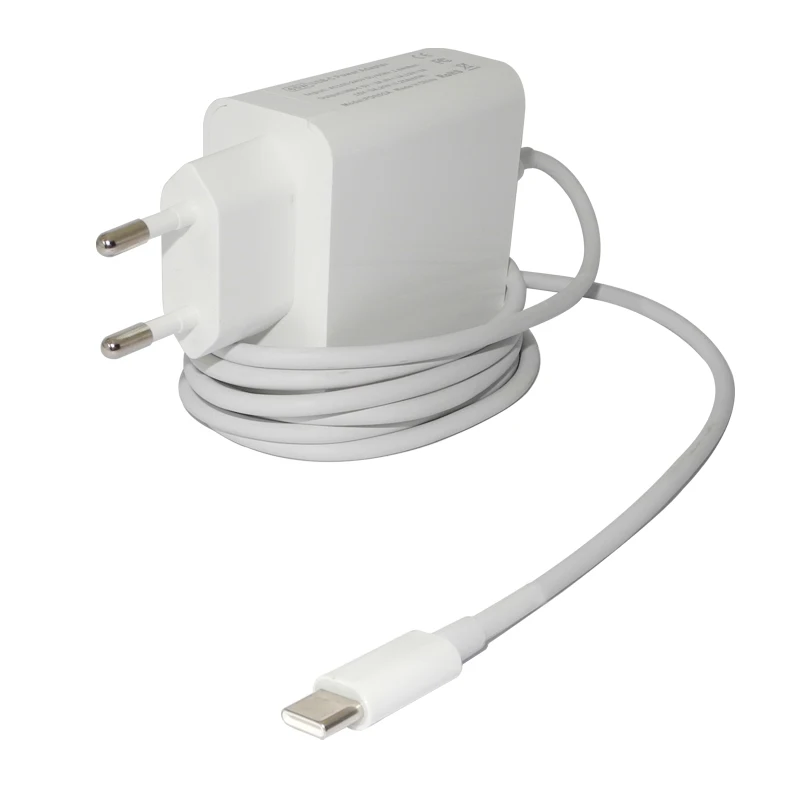 EU 45W 65W 20V 3.25A USB Type C PD Charger USB C Power Laptop Adapter for Macbook Pro 12 13 Huawei Matebook HP DELL XPS Notebooks - Цвет: EU