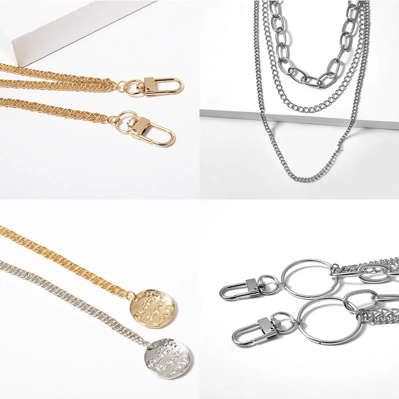 Цепочка для ключей мужчин и женщин Классическая цепочка джинсов U образной формы