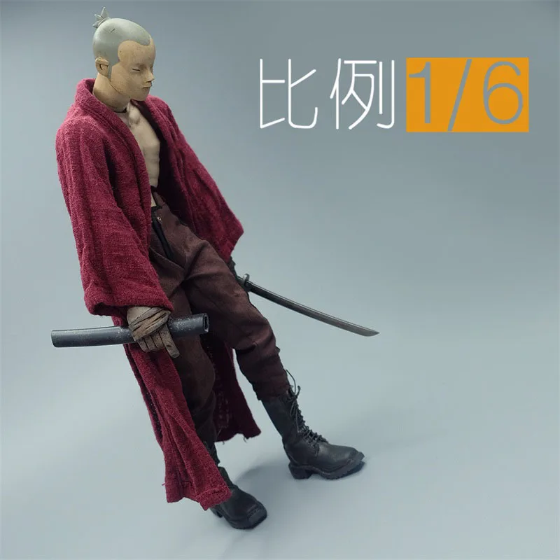 В наличии масштаб 1/6 солдат 3ATOYS пригодное для носки пальто фотоплащ красного