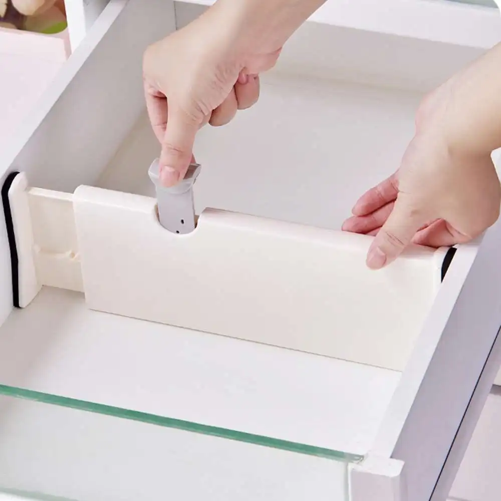 Раздвижная перегородка для шкафа многослойная комбинированная из пластика