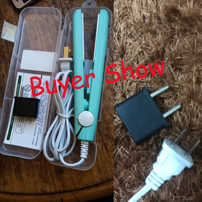 

Fashion Electric Hair Straightener Iron Ceramic Mini Hair Curler Styling Tools with Hair Curler EU Plug