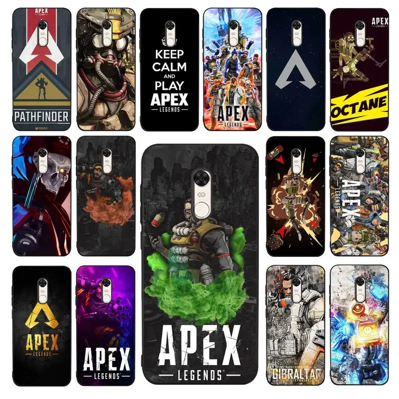 

YNDFCNB Hot new game Apex Legends Smart Phone Case for RedMi 4X 5 plus 5 6 7 8 9 A 6pro Go K20 cover